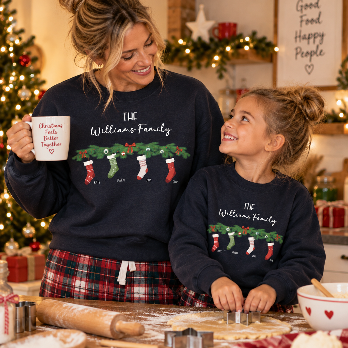 Personalised Family Christmas Jumper