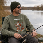 I'd Rather Be Fishing Christmas Jumper