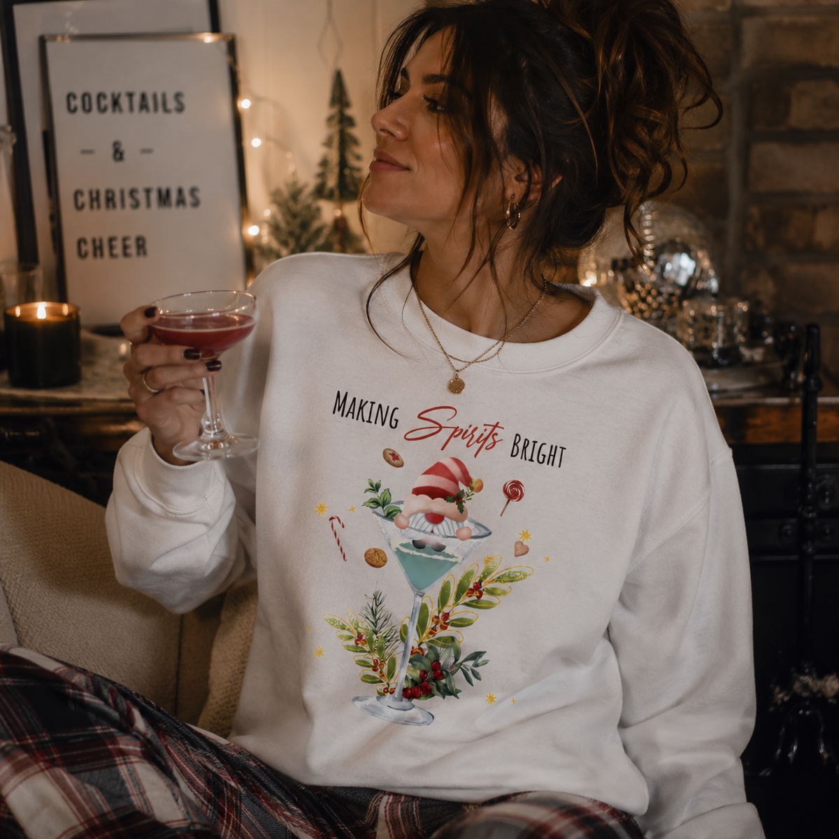Making Spirits Bright Christmas Jumper