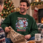 Green Tees The Season Golf Christmas Jumper