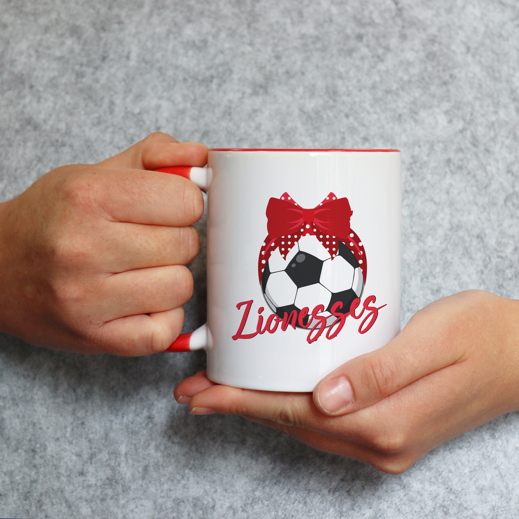 Women's Football Lioness Mug