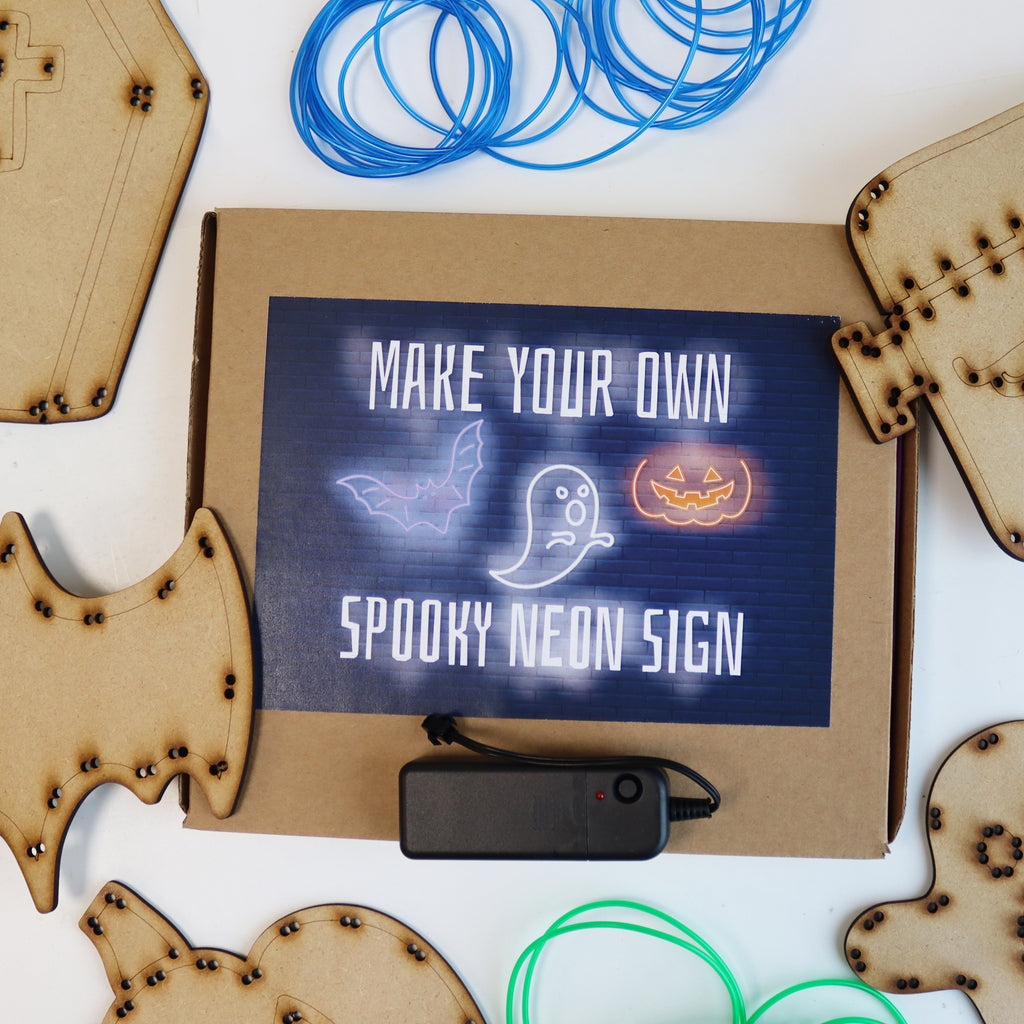 Halloween Make Your Own Spooky Neon Sign