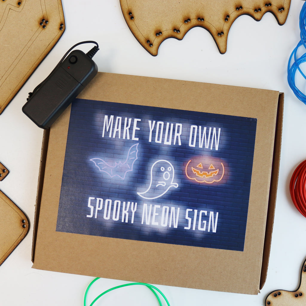Halloween Make Your Own Spooky Neon Sign