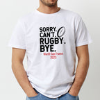 Sorry Can't Rugby World Cup Tshirt