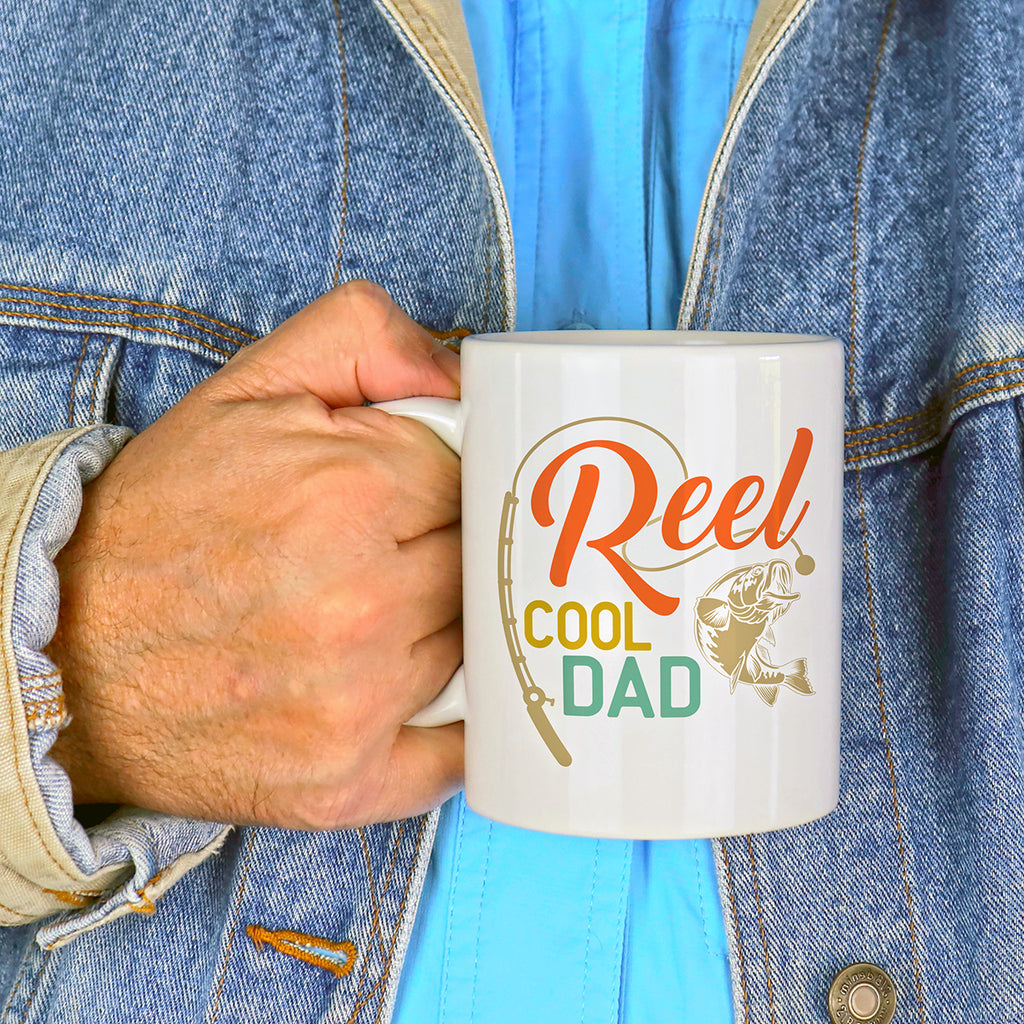 Reel Cool Dad Fishing Father's Day Mug