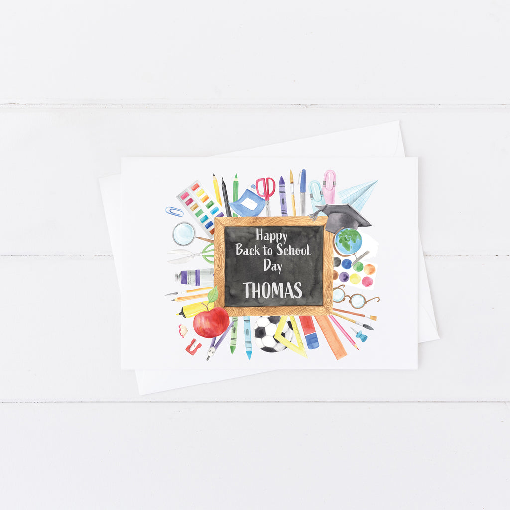 Back To School Personalised Card