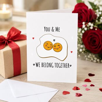 You And Me Belong Together Valentine's Card