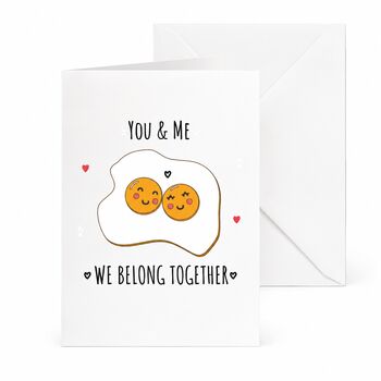 You And Me Belong Together Valentine's Card