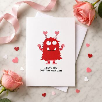 Funny Monster Valentine's Card