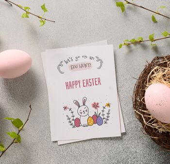 Easter Egg Hunt Card
