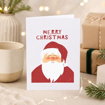 Merry Christmas Santa Card