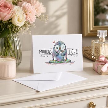 Mother's Day Penguin Card