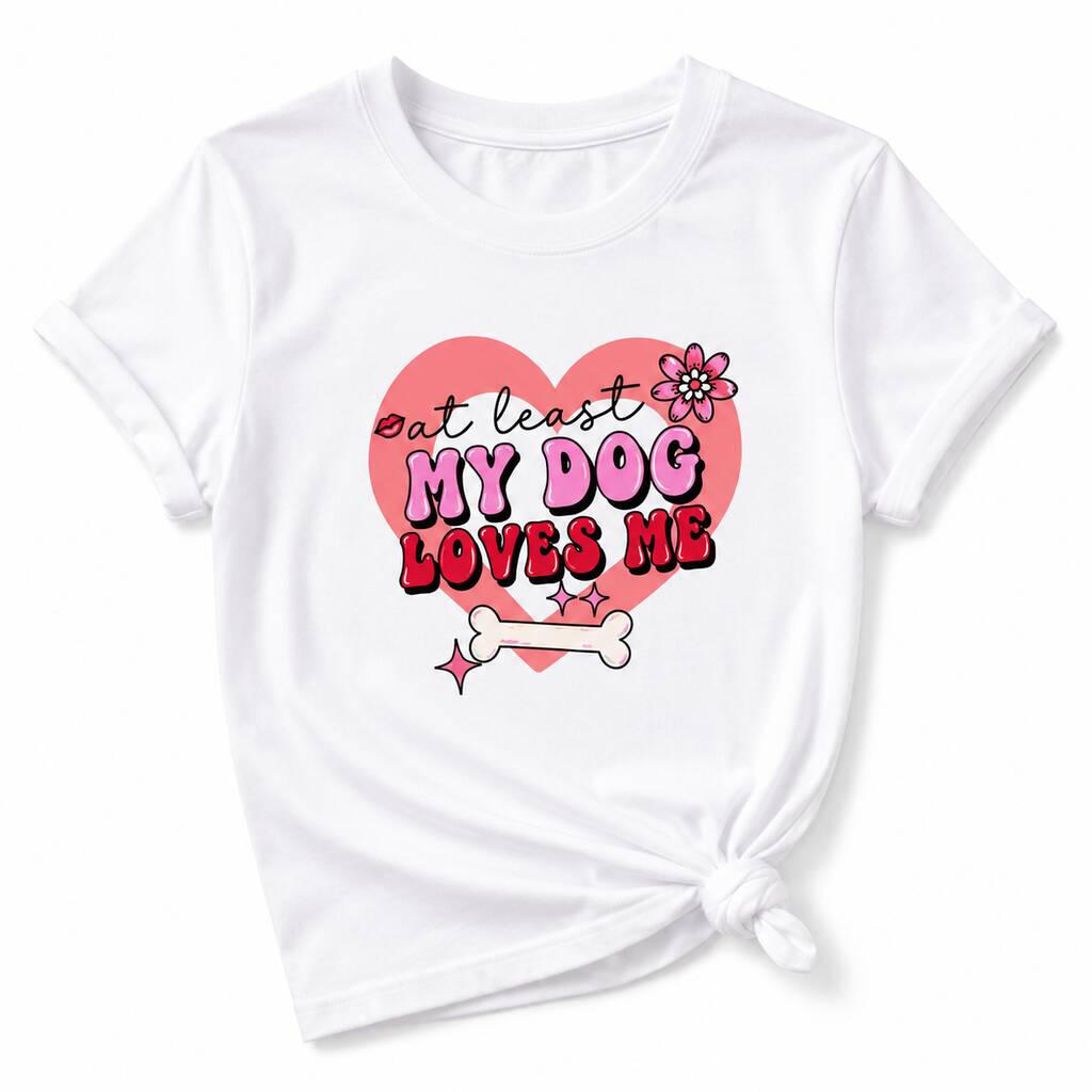 At Least My Dog Loves Me T-Shirt