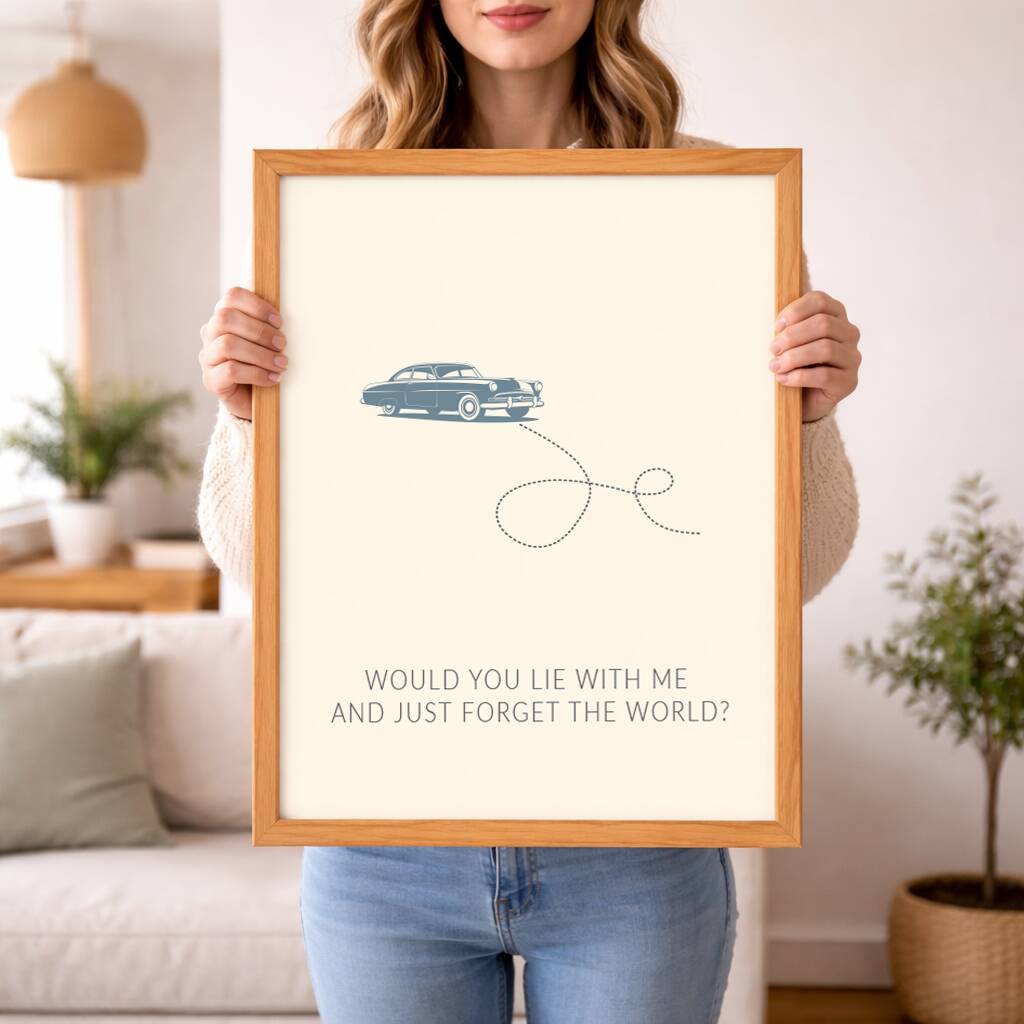 Would You Lie With Me Music Print