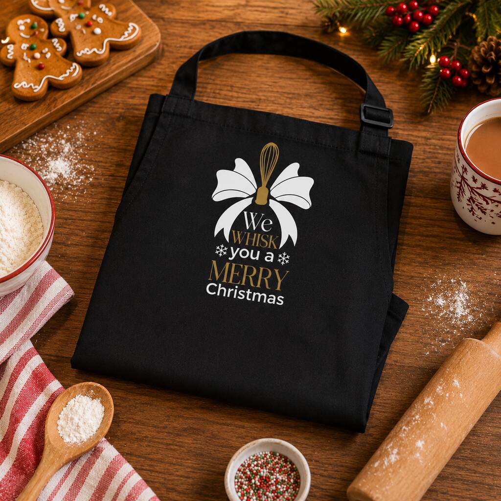 We Whisk You A Merry Christmas Apron