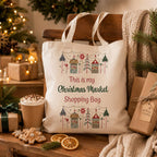 Christmas Market Tote Bag