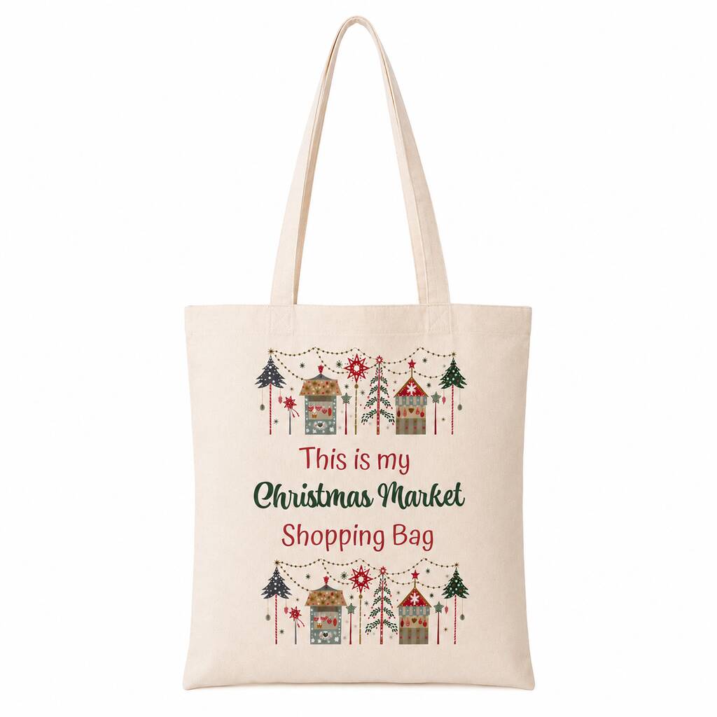Christmas Market Tote Bag