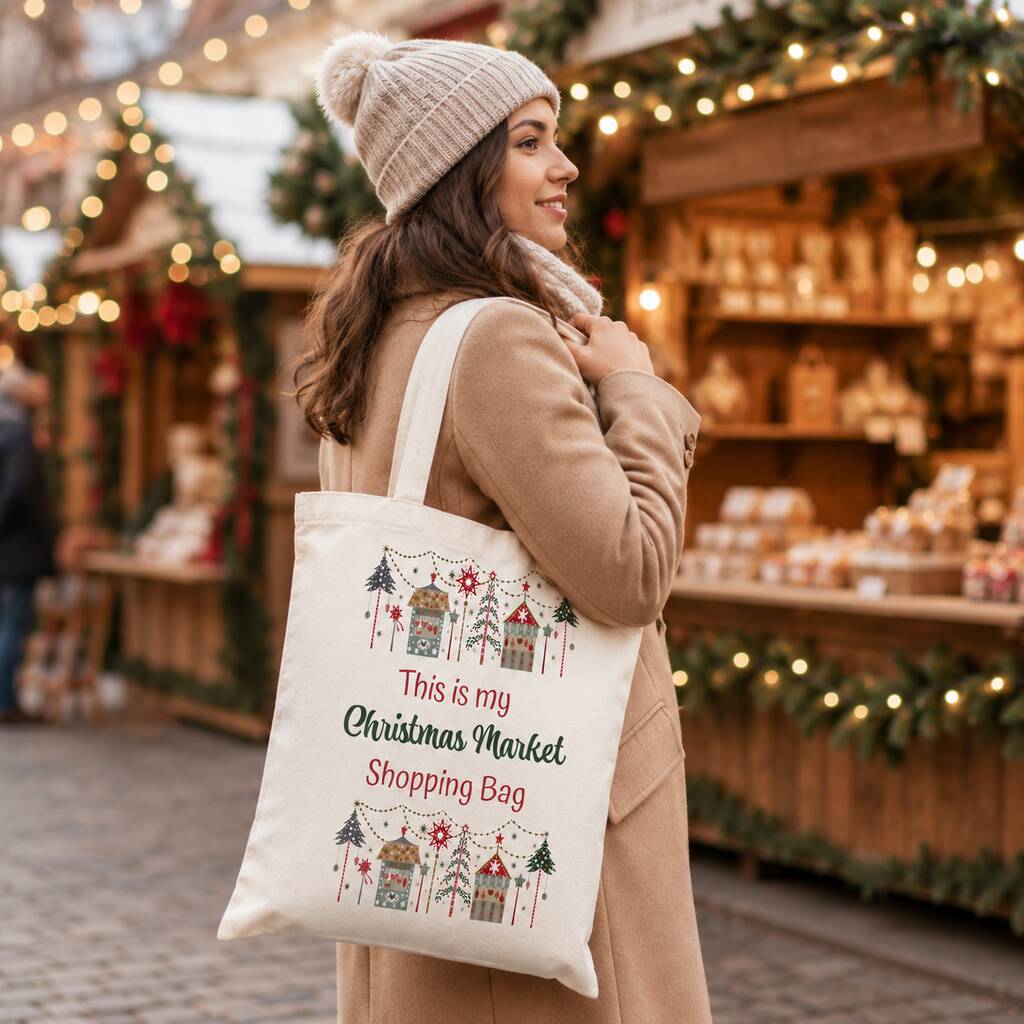 Christmas Market Tote Bag