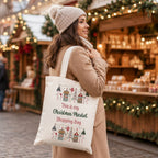 Christmas Market Tote Bag