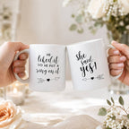 Engagement Couples Mug Set
