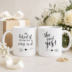 Engagement Couples Mug Set