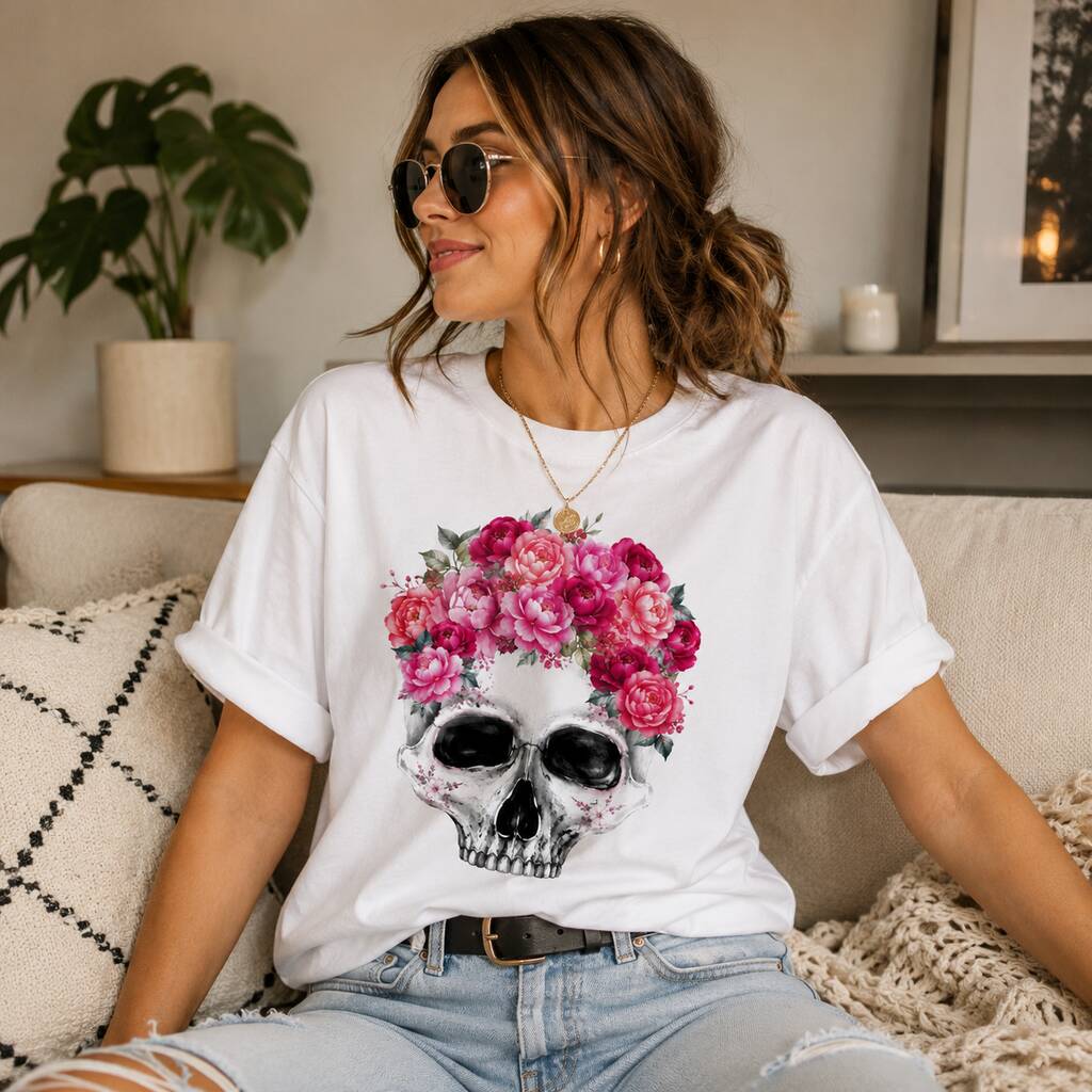 Flower Skull T-Shirt