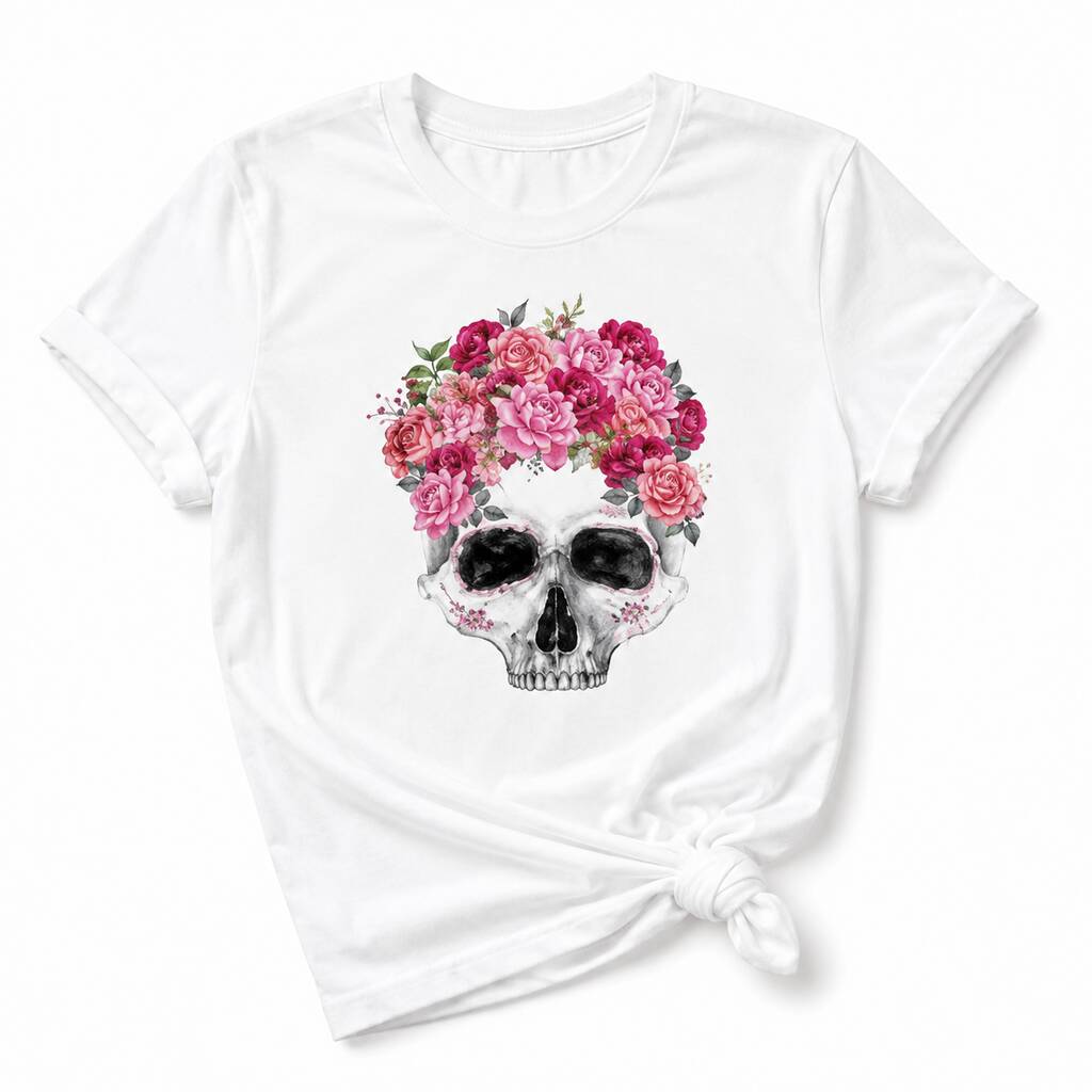 Flower Skull T-Shirt