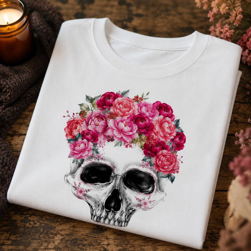 Flower Skull T-Shirt