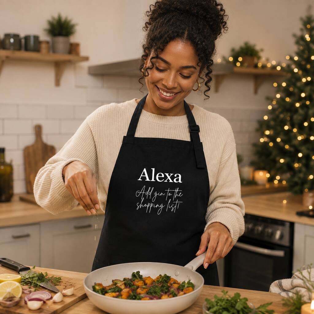 Alexa, Add Gin To The Shopping List Apron