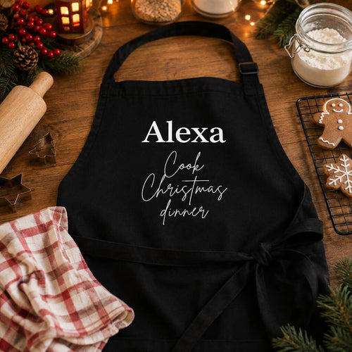Alexa, Cook Christmas Dinner Apron
