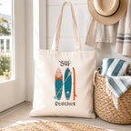Sup Beaches Paddleboard Tote Bag