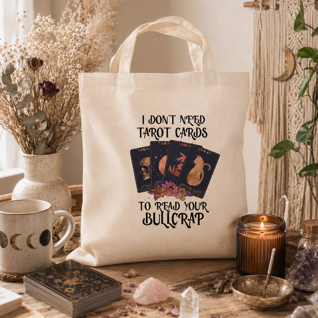 Funny Tarot Tote Bag
