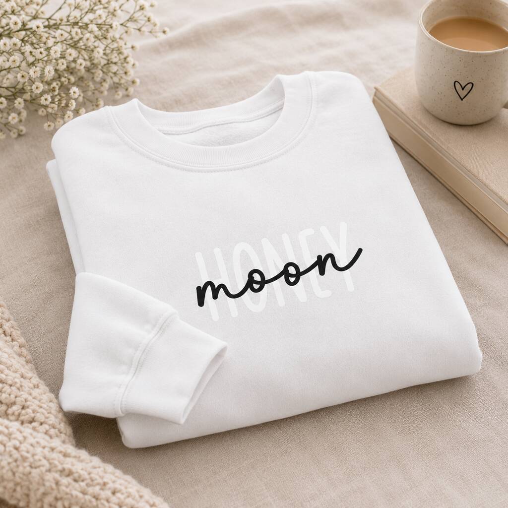Honeymoon White Sweatshirt