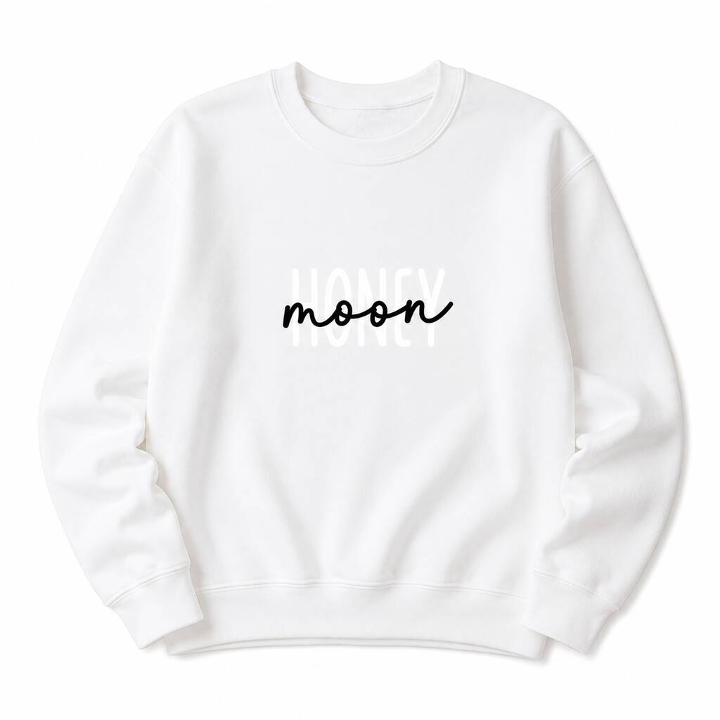 Honeymoon White Sweatshirt