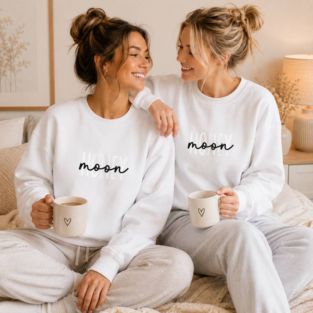 Honeymoon White Sweatshirt