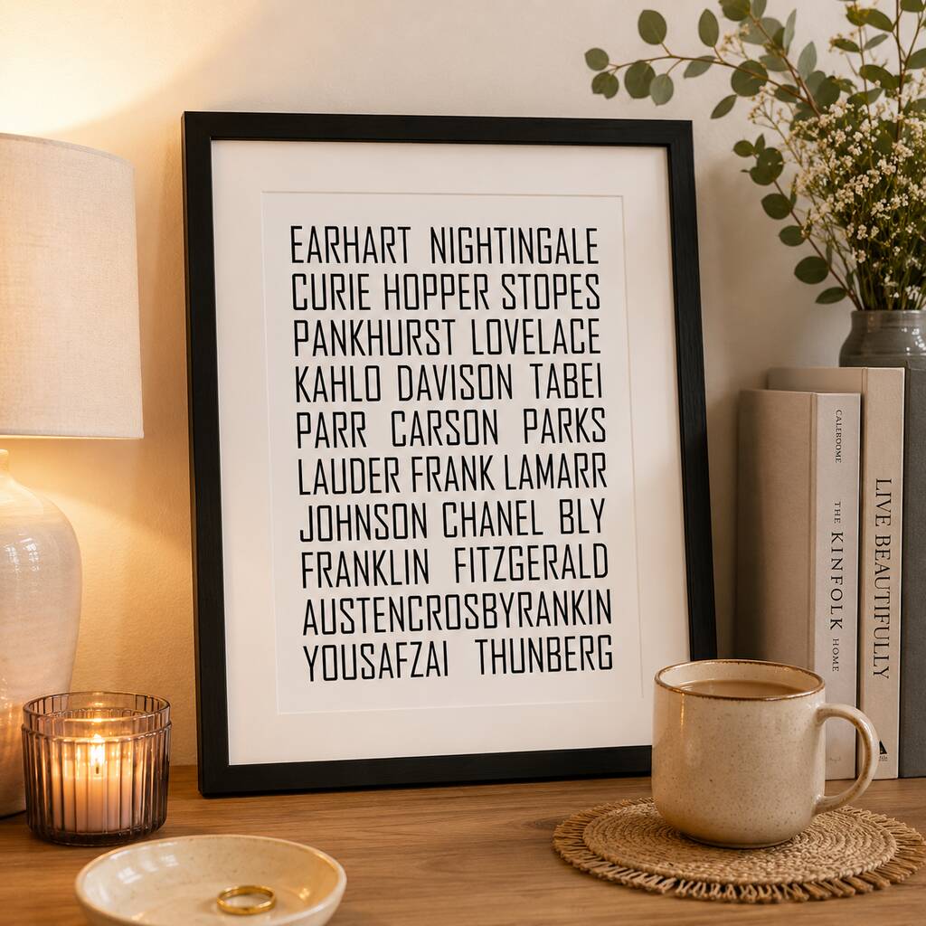 Women Who Change The World Print