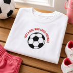 Just A Girl Who Likes Football Kids T-Shirt