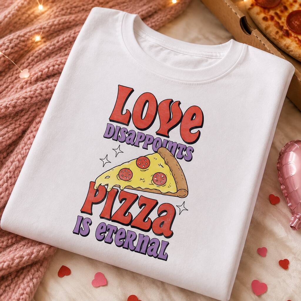 Love Disappoints Pizza Is Eternal T-Shirt