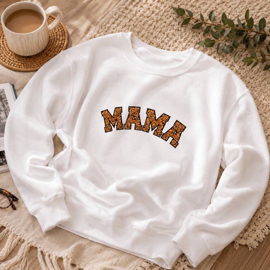 Leopard Print Mama Sweatshirt