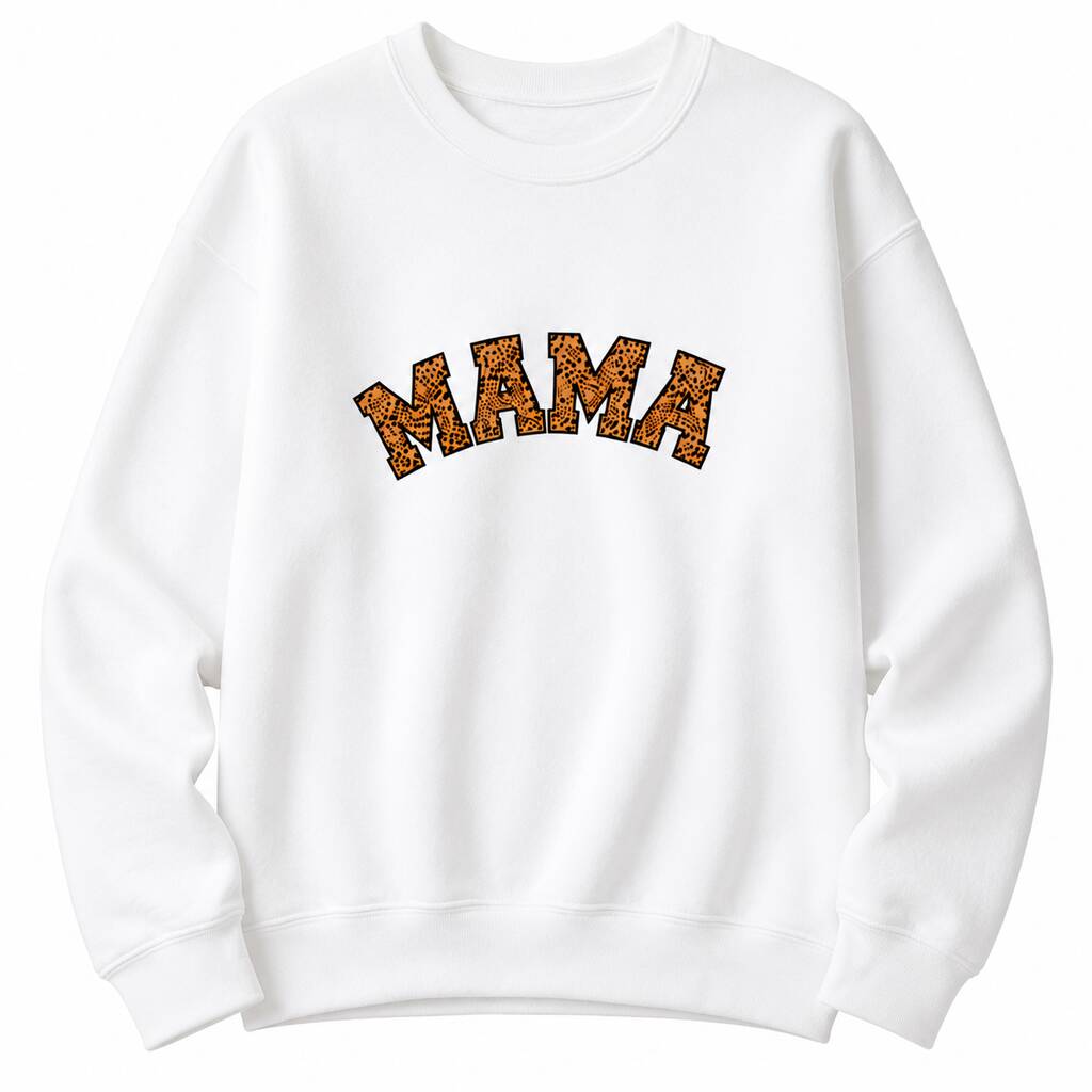 Leopard Print Mama Sweatshirt