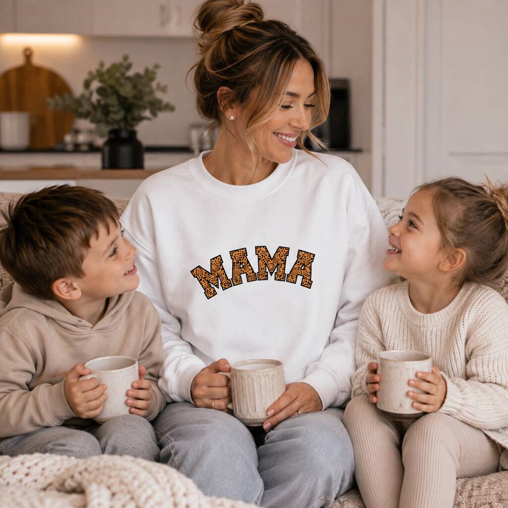 Leopard Print Mama Sweatshirt