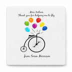 Personalised Thank You Teacher Coaster