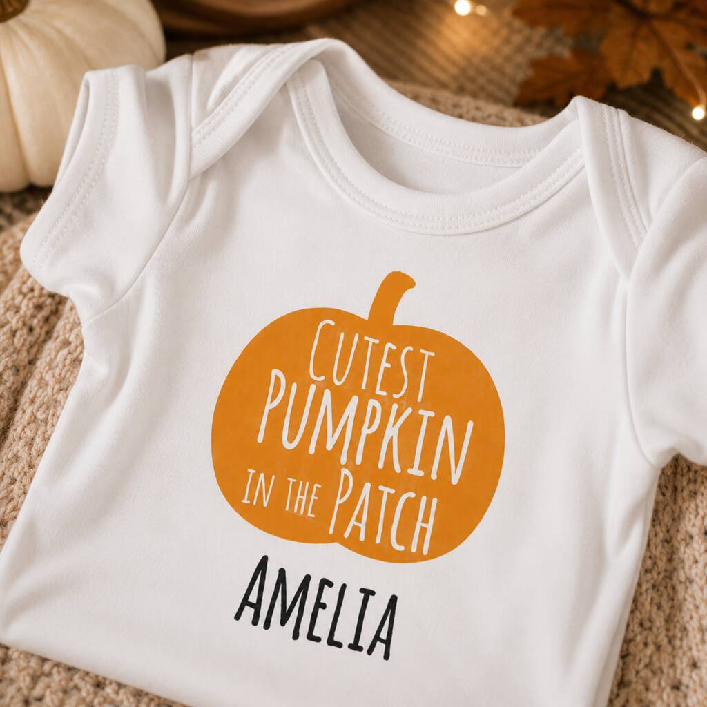 Personalised Halloween Baby Grow