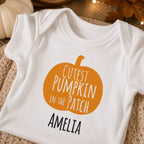 Personalised Halloween Baby Grow