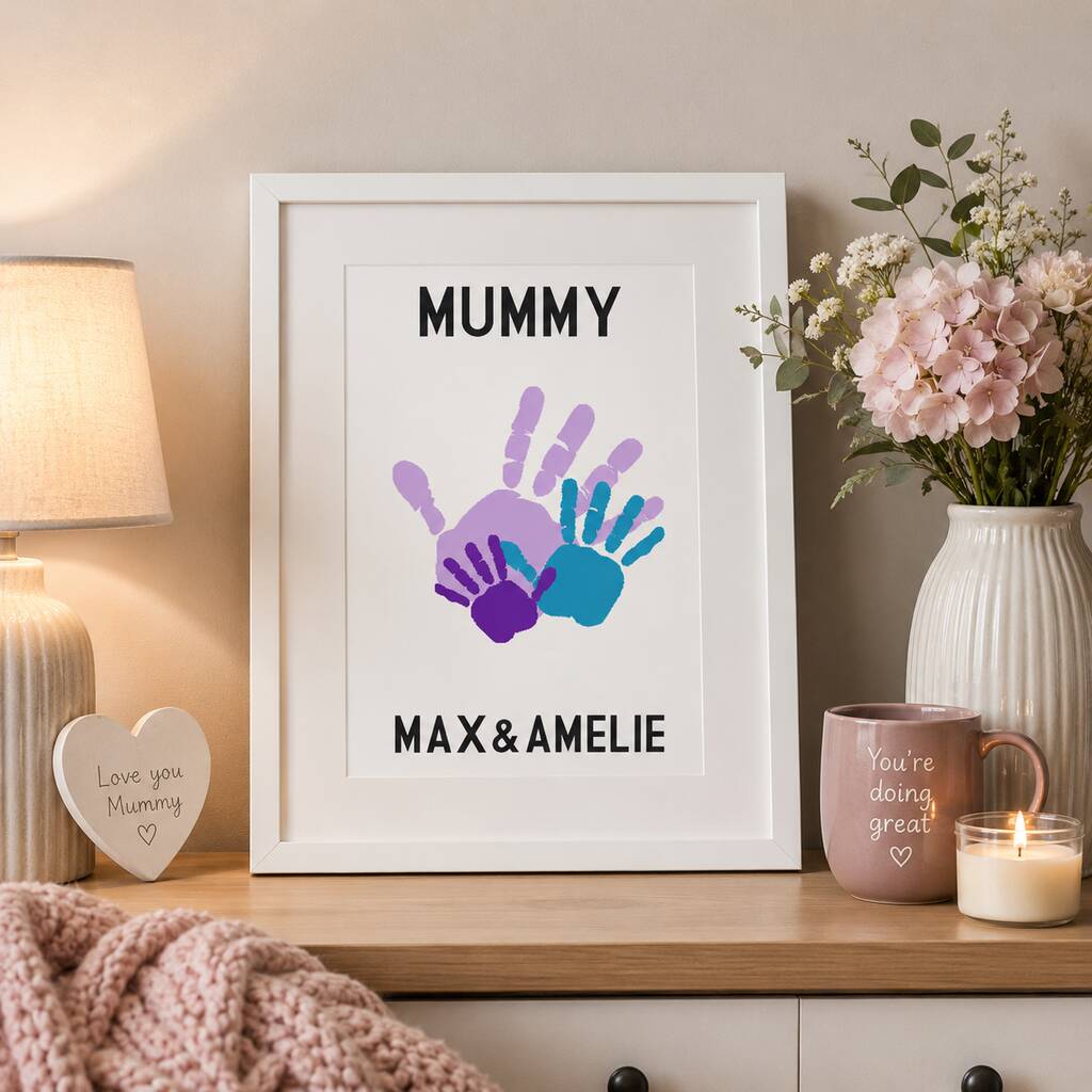 Personalised Handprint Artwork for Mother's Day