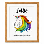 Personalised Sparkle Unicorn Print