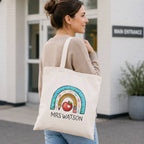 Personalised End Of Term Teacher Tote Bag