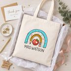 Personalised End Of Term Teacher Tote Bag