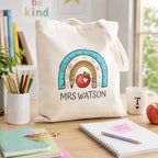 Personalised End Of Term Teacher Tote Bag