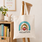 Personalised End Of Term Teacher Tote Bag